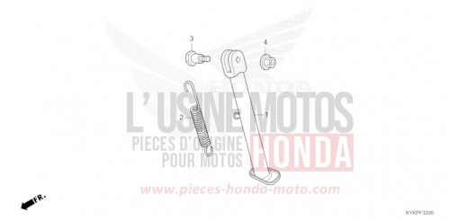 BEQUILLE CRF110FP de 2023